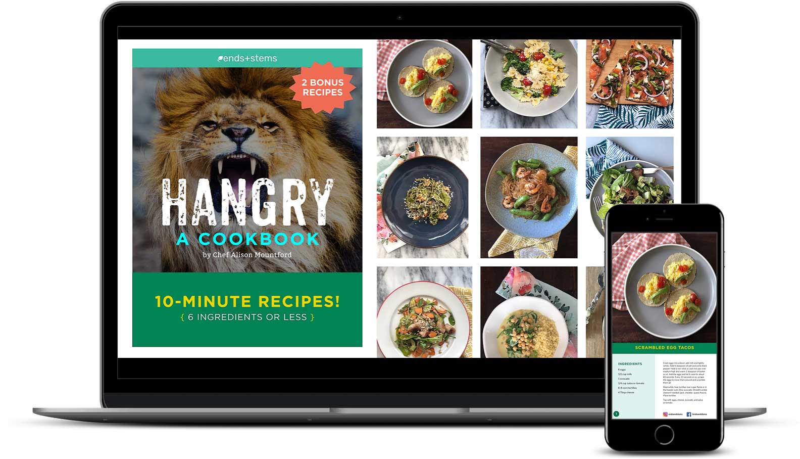 Hangry Cookbook - 2 Bonus Recipes included for Hangry Week